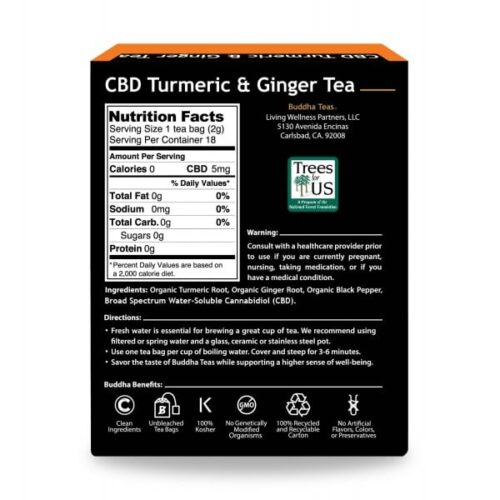 Buddha-CBD-Teas-Turmeric-Ginger-Ingredient-Label